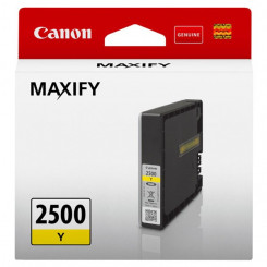 Canon PGI-2500Y Yellow Original Ink Cartridge 9303B001 (9.6 Ml) for Canon MAXIFY iB-4050, iB-4150, MB-5050, MB-5150, MB-5155, MB-5350, MB-5450, MB-5455
