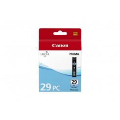 Canon PGI-29PC Photo Cyan Ink Cartridge (1445 Photos) - Original Canon pack for Pixma Pro-1
