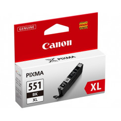 Canon CLI-551XL-BK High Yield Black Original Ink Cartridge 6443B001 (11 Ml.) for Canon Pixma iP7250, IP8750, MG5450, MG5550, MG5650, MG5655, MG6350, MG6450, MG6650, MG7150, MG7550, MX725, MX925