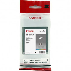 Canon PFI-101GY Gray Original Ink Cartridge 0892B001 (130 Ml.) for Canon imagePROGRAF iPF5000, iPF6000S