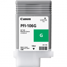 Canon PFI-106G Green Original Ink Cartridge (130 Ml) for Canon IPF-6300, IPF-6350, IPF-6400, IPF-6450