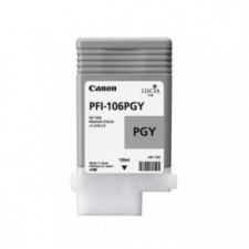 Canon PFI-106PGY Photo Grey Original Ink Cartridge (130 Ml) for Canon IPF-6300, IPF-6350, IPF-6400, IPF-6450