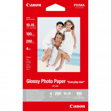 Canon GP-501 Glossy Photo Inkjet Paper 0775B003 - (10 cm X 15 cm) 100 mm X 150 mm - 170 Grams/M2 - 100 sheets Pack