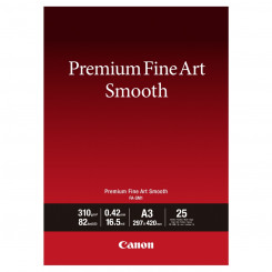 Canon Premium Fine Art Smooth FA-SM1 - Smooth - 16.5 mil - A3 (297 x 420 mm) - 310 g/m - 25 sheet(s) photo paper