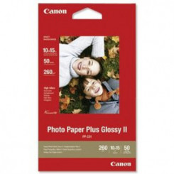 Canon PP-201 Glossy Photo Inkjet Paper (2311B053) - 10 cm X 15 cm (100 mm X 150 mm) - 260 Gms/M2 - 5 / Pack