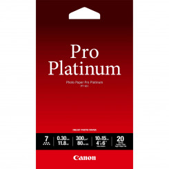 Canon Photo Paper Pro Platinum - 100 x 150 mm - 300 g/m - 20 sheet(s) photo paper - for PIXMA iP3600, MP240, MP480, MP620, MP980