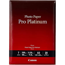 Canon Photo Paper Pro Platinum - Photo paper - A3 (297 x 420 mm) - 300 g/m2 - 20 sheet(s) - for PIXMA Pro9000, Pro9500