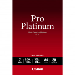 Canon Pro Platinum PT-101 - High-glossy - 300 micron - A2 (420 x 594 mm) - 300 g/m - 20 sheet(s) photo paper