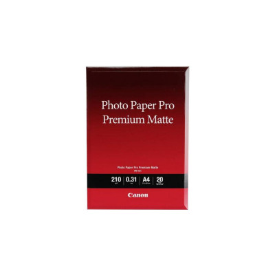 Canon Pro Premium PM-101 - Smooth matte - 310 micron - A4 (210 x 297 mm) - 210 g/m - 20 sheet(s) photo paper - for PIXMA PRO-1, PRO-10, PRO-100