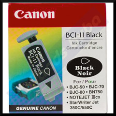 Canon BCI-11BK BLACK Original Ink Cartridges (3 X Ink Tanks) - Special Liquidation Price