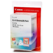 Canon CL-41 COLOR Original Ink Cartridge Photo Pack
