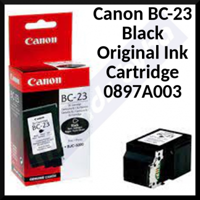Canon BC-23 BLACK ORIGINAL Ink Cartridge (900 Pages)