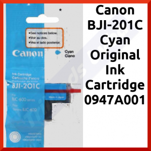 Canon BJI-201C (0947A001) Original CYAN Ink Cartridge (9 Ml)