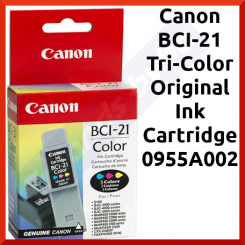 Canon BCI-21C Tri-Color Original Ink Cartridge 0955A002 (15 Ml)