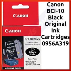 Canon BCI-10 Black Original Ink Cartridges 0956A319 (3 X Ink Tanks) - Clearance Sale - Uitverkoop - Soldes - Ausverkauf