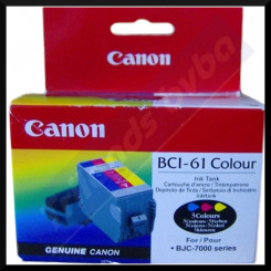 Canon BCI-61C (0968A002) Original COLOR Ink Cartridge (320 Pages)