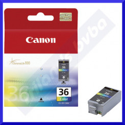 Canon CLI-36 Tri-Color Original Ink Cartridge (249 Pages)