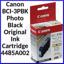 Canon BCI-3PBK PHOTO BLACK Original Ink Cartridge 4485A002 (280 Pages)