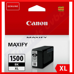 Canon PGI-1500XL-BK High Yield Black Original Ink Cartridge 9182B001 (34.7 Ml) for Canon MAXIFY MB-2050, MB-2150, MB-2155, MB-2350, MB-2750, MB-2755