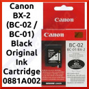 Canon BX-2 / BC-02 / BC-01 Original BLACK Ink Cartridge 0881A002 (28 ML)