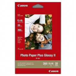 Canon PP-201 Glossy Photo Inkjet Paper (2311B018) - 13 cm X 18 cm (130 mm X 180 mm) - 260 Gms/M2 - 20 / Pack