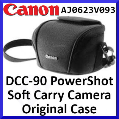 Canon DCC-90 PowerShot Soft Carry Camera Original Case (AJ0623V093)