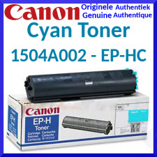 Canon EP-H Cyan High Yield Original Toner Cartridge 1504A002 (4000 Pages) for Canon CLBP-360, Apple Color LaserWriter 12/600, 12/660, Lexmark Optra C Pro, DEC ColorWriter LSR-2000, IBM CNP Color Printer