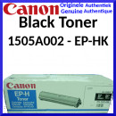 Canon EP-H Black High Capacity Original Toner Cartridge 1505A002 (5000 Pages) for Canon CLBP-360, Apple Color LaserWriter 12/600, 12/660, Lexmark Optra C Pro, DEC ColorWriter LSR-2000, IBM CNP Color Printer