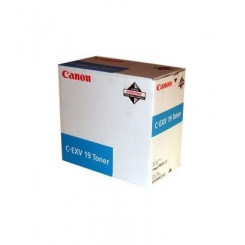 Canon C-EXV-19 Cyan Toner Cartridge (0398B002) - Original Canon pack (16000 Pages) for ImagePress C1