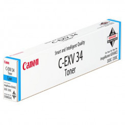 Canon C-EXV 34 Cyan Original Toner Cartridge 3783B002 (19000 Pages) for Canon ImageRunner C2020, C2020i, C2020L, C2025i, C2030, C2030i, C3020L