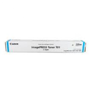 Canon T01C Cyan Toner Original Cartridge 8067B001 (39500 Pages) for Canon ImagePress C600, C650, C750, C800, C850