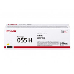 Canon 055H Yellow High capacity Original Toner Cartridge 3017C002 (5900 Pages)