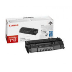 Canon 712 Black Toner Cartridge 1870B002 (1500 Pages) - Original Canon Pack for i-SENSYS LBP3010, 3050, 3100, 3150, 3108, Laser Shot LBP-3050, 3100