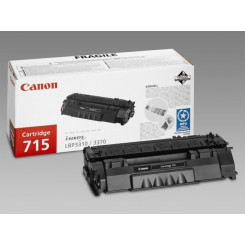 Canon 715 Black Toner Cartridge 1975B002 (3000 Pages) - Original Canon pack (1975B002) for i-SENSYS LBP3310, LBP3370, LBP3370n