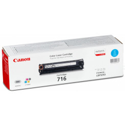 Canon 716C Cyan Original Toner Cartridge 1979B002 (2300 Pages) for Canon i-SENSYS LBP-5050N, MF-8030CN, MF-8040CN, MF-8050CN, MF-8080CW Series