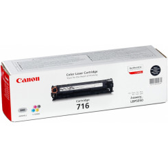 Canon 716BK Black Original Toner Cartridge 1980B002 (2300 Pages)