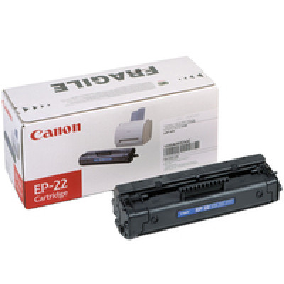 Canon EP-22 Black Toner Cartridge 1550A003 (2500 Pages) - Original Canon pack (EP22) for LBP-800