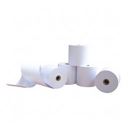 Thermal White Paper Roll 57mm X 62mm X 12mm - EC-cash - Lenght ca. 50 Meters