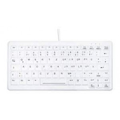 CHERRY AK-C4110F-U1-W compact usb keyboard with silicone membrane can be switched off disinfectable (DE) IP65