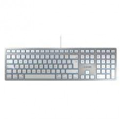 CHERRY KC6000 SLIM FOR MAC - Corded Keyboard - USB - SILVER (GB)