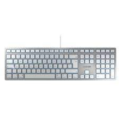 CHERRY KC6000 SLIM FOR MAC - Corded Keyboard - USB - SILVER (US)