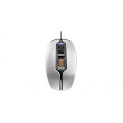 CHERRY MC 4900 Corded FingerTIP ID Mouse USB silver/black - with integrated FingerTip-Sensor