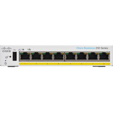 Cisco Business 250 CBS250-8T-D 8 Ports Manageable Ethernet Switch - Gigabit Ethernet - 10/100/1000Base-T - 3 Layer Supported - Power Adapter