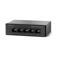 Cisco Small Business SF110D-05 - Switch - unmanaged - 5 x 10/100 - desktop, wall-mountable - DC power
