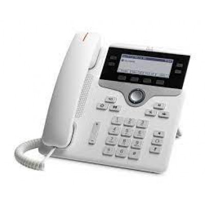 Cisco IP Phone 7841 - VoIP phone - SIP, SRTP - 4 lines - white - TAA Compliant