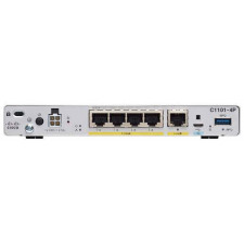 Cisco Integrated Services Router 1101 - Router - 4-port switch - GigE - rack-mountable