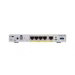Cisco Integrated Services Router 1117 - Router - DSL modem - 4-port switch - GigE, 802.11ac Wave 2 - 802.11a/b/g/n/ac Wave 2 - Dual Band