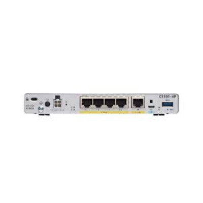 Cisco Integrated Services Router 1117 - Router - DSL modem - 4-port switch - GigE - WAN ports: 2