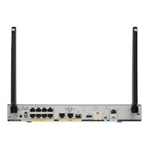 Cisco Integrated Services Router 1117 - Router - DSL modem - 4-port switch - GigE - WAN ports: 2