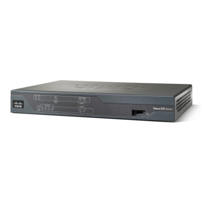 Cisco 888 Multimode 4 pair G.SHDSL - Router - DSL modem - 4-port switch - WAN ports: 2
